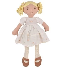 Priscy Blonde Haired Doll In White Linen Dress With Display Box 8 Priscy Blonde Haired Doll In White Linen Dress With Display Box -Gift Promotion Store mk018103x 2