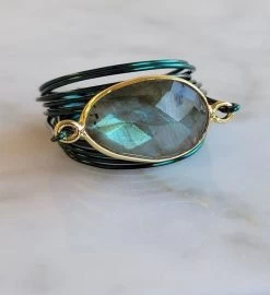Torrey Ring In Green W/ Labradorite -Gift Promotion Store mk018166x 1