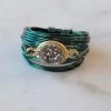 Torrey Ring In Green W/ Grey Druzy -Gift Promotion Store mk018177x