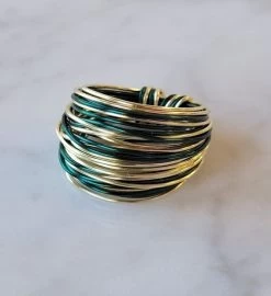 Marcia Multi Color Wire Wrap Ring 14 Marcia Multi Color Wire Wrap Ring -Gift Promotion Store mk018220x 1