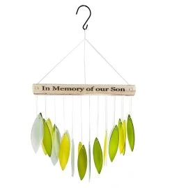 In Memory Of Our Son Stained Glass Sun Catcher Sympathy Gift -Gift Promotion Store mk018399alt view2c