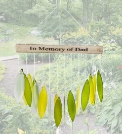 In Memory Of Dad Stained Glass Sun Catcher Sympathy Gift -Gift Promotion Store mk018401alt view3c