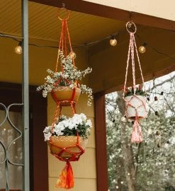 Sari Macrame Plant Hanger - Medium -Gift Promotion Store mk018500alt viewc