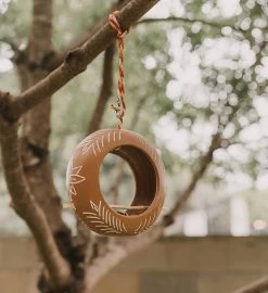 Vasanta Terracotta Bird House -Gift Promotion Store mk018506alt view2c