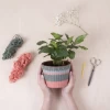 Knit Your Own Planter Cover Kit -Gift Promotion Store mk018521x