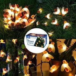 Solar Bumble Bee String Light 10 Solar Bumble Bee String Light -Gift Promotion Store mk018723alt view2c
