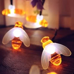 Solar Bumble Bee String Light 9 Solar Bumble Bee String Light -Gift Promotion Store mk018723alt viewc