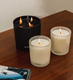 White Vetiver Candle -Gift Promotion Store mk018765alt viewc