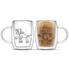 Disney Mickey And Pluto Aroma Glass Mugs 1 Disney Mickey And Pluto Aroma Glass Mugs -Gift Promotion Store mk019187x