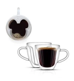 Disney Mickey Mouse 3d Espresso Cups 5.4oz -Gift Promotion Store mk019254x 2