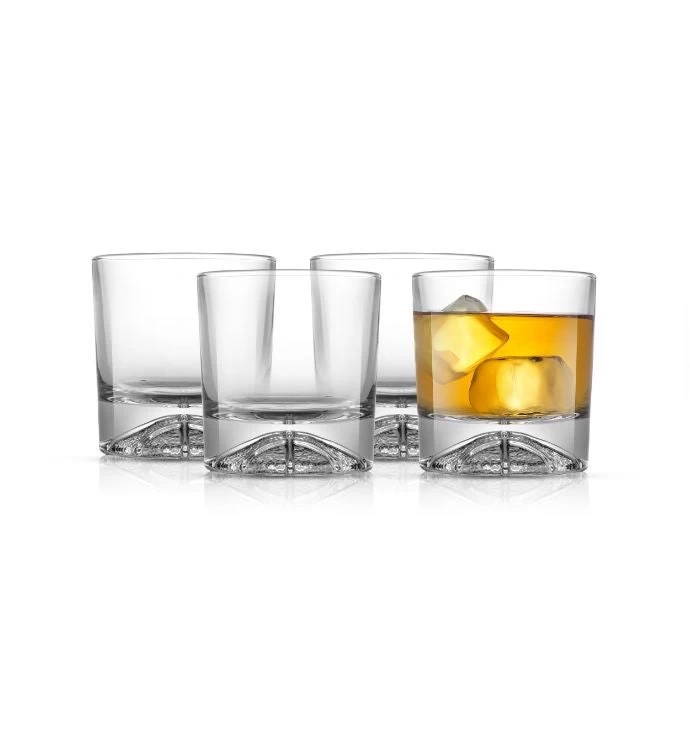 Swish Double Old Fashioned Tumblers - 10 Oz - Set Of 4 3 Swish Double Old Fashioned Tumblers - 10 Oz - Set Of 4
