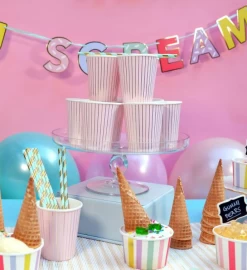 White And Gold Classic Small Plates (10 Per Pack) -Gift Promotion Store mk019323alt view2c