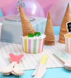 White And Gold Classic Small Plates (10 Per Pack) -Gift Promotion Store mk019323alt view3c