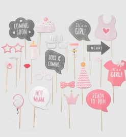 Hooray Baby Pink Photo Props -Gift Promotion Store mk019361x 2