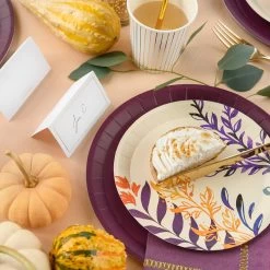 Plum Classic Large Plates (10 Per Pack) -Gift Promotion Store mk019431alt viewc