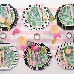 Palm Leaf Small Plates (10 Per Pack) -Gift Promotion Store mk019434alt viewc