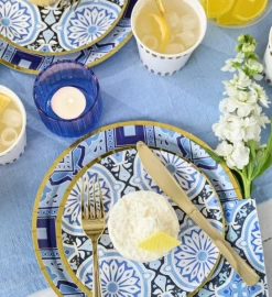 Amalfi Blues Cocktail Napkins (25 Per Pack) -Gift Promotion Store mk019438alt view2c