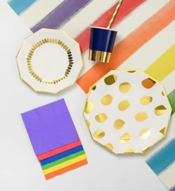 Brushstroke Large Plates (10 Per Pack) -Gift Promotion Store mk019447alt view3c