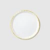 White And Gold Classic Large Plates (10 Per Pack) 2 White And Gold Classic Large Plates (10 Per Pack) -Gift Promotion Store mk019459x