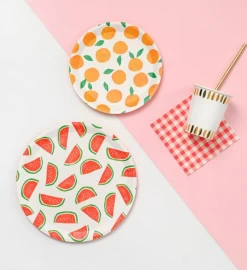 Fruit Punch Large Plates (10 Per Pack) -Gift Promotion Store mk019462alt view3c