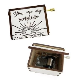 Music Box "You Are My Sunshine" Mini Memorial Sympathy Gift 11 Music Box "You Are My Sunshine" Mini Memorial Sympathy Gift -Gift Promotion Store mk019481alt view2c