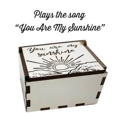 Music Box "You Are My Sunshine" Mini Memorial Sympathy Gift 10 Music Box "You Are My Sunshine" Mini Memorial Sympathy Gift -Gift Promotion Store mk019481alt viewc