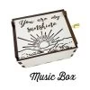 Music Box "You Are My Sunshine" Mini Memorial Sympathy Gift -Gift Promotion Store mk019481x
