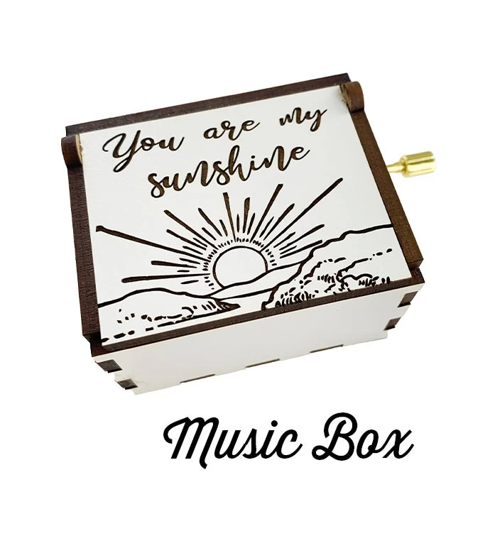 Music Box "You Are My Sunshine" Mini Memorial Sympathy Gift 8 Music Box "You Are My Sunshine" Mini Memorial Sympathy Gift - Image 6