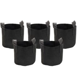 10-pack Garden Grow Bags With Handles - Non-woven Fabric -Gift Promotion Store mk019501x 1