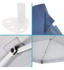 12x12 Foot Standard Pop-up Canopy With Bag/sandbags - Blue -Gift Promotion Store mk019503alt view2c