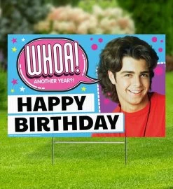 Joey Happy Birthday Whoa! Yard Sign -Gift Promotion Store mk019528alt viewc