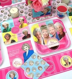 The Golden Girls Party Pack For 8 Guests -Gift Promotion Store mk019539alt viewc