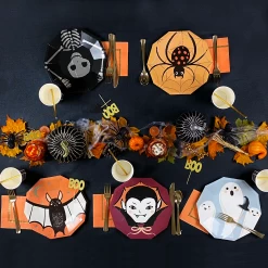 Halloween Frights Large Plates -Gift Promotion Store mk019540alt viewc