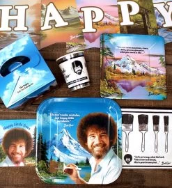 Bob Ross Classic Party Pack For 8 Guests -Gift Promotion Store mk019547alt view3c
