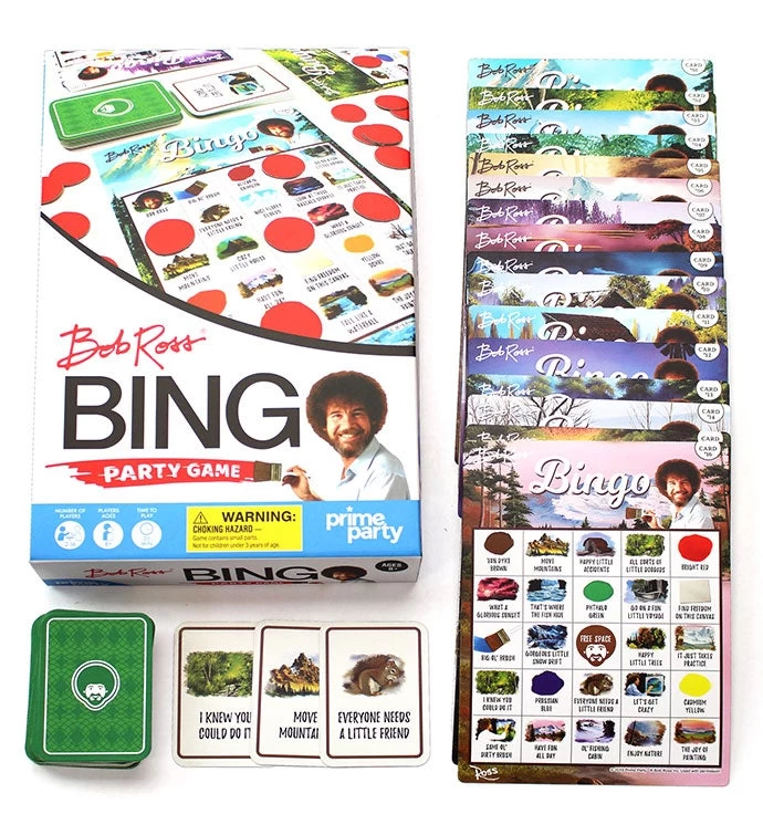 Bob Ross Deluxe Bingo Game 5 Bob Ross Deluxe Bingo Game - Image 3