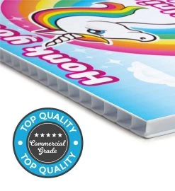 Rainbow Unicorn, Honk You Horn, Yard Sign -Gift Promotion Store mk019581alt view2c