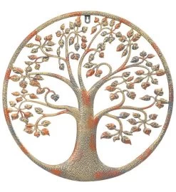 Tree Of Life Metal Indoor/outdoor Hanging Wall Art - 19.5” H -Gift Promotion Store mk019721x 2