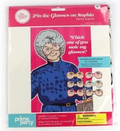 Golden Girls Pin-the-glasses On Sophia Party Game -Gift Promotion Store mk019793alt view2c