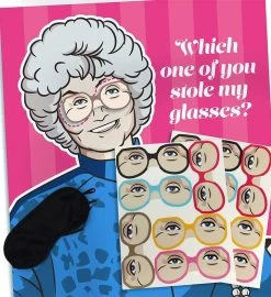 Golden Girls Pin-the-glasses On Sophia Party Game -Gift Promotion Store mk019793x 2