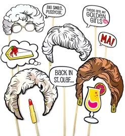 Golden Girls Photo Booth Props 7 Golden Girls Photo Booth Props -Gift Promotion Store mk019796x 2