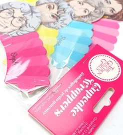 Golden Girls Cupcake Wrappers -Gift Promotion Store mk019801alt viewc