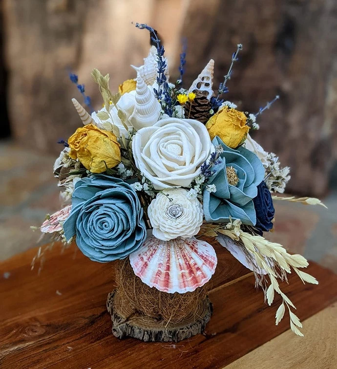 Preserved Bouquet With Seashells 7 Preserved Bouquet With Seashells - Image 5