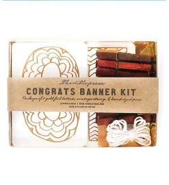 Letterpress Diy Banner Kit