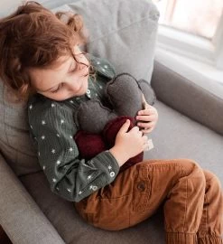Gray Heart Of Hope Weighted Pillow -Gift Promotion Store mk020490alt viewc