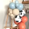 Fog And Burnt Orange Barnyard Balloon Garland Kit Diy