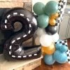 Vintage Race Car Themed Balloon Garland Kit Diy -Gift Promotion Store mk020868x
