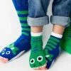 T-rex & Triceratops Pals Socks - Mismatchy Set (2 Pairs!)
