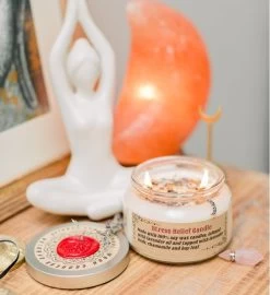 Stress Relief Candle - Lavender Candle -Gift Promotion Store mk021178x 2