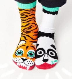Tiger & Panda Pals Socks -Gift Promotion Store mk021424x