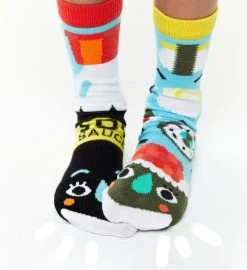 Sushi & Soy Sauce Pals Socks - Mismatchy Set (2 Pairs!) -Gift Promotion Store mk021425alt view2c